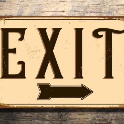 EXIT SIGN