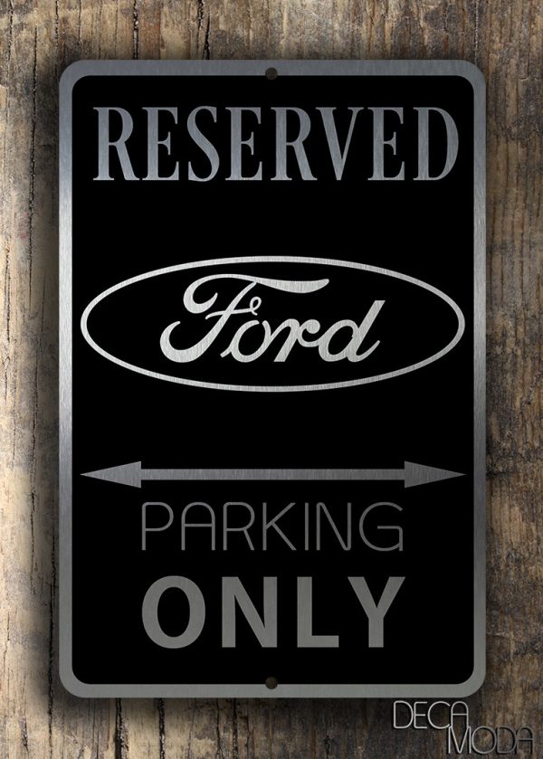 COLORBOND / METAL SIGN RESERVED CUSTOM TEXT PARKING SIGN 450 X 300MM 
