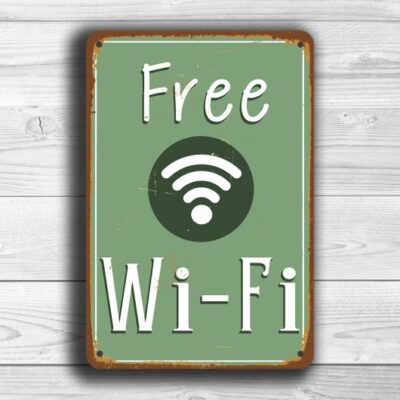 FREE WIFI Sign