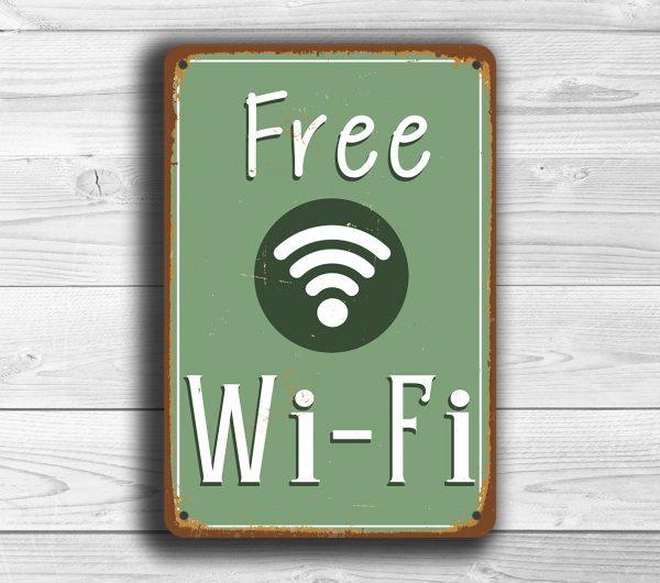 FREE WIFI Sign