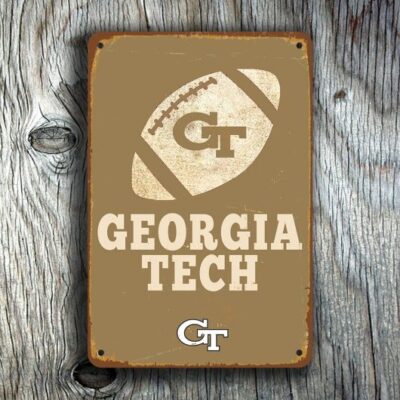 Georgia Tech Signs Vintage style