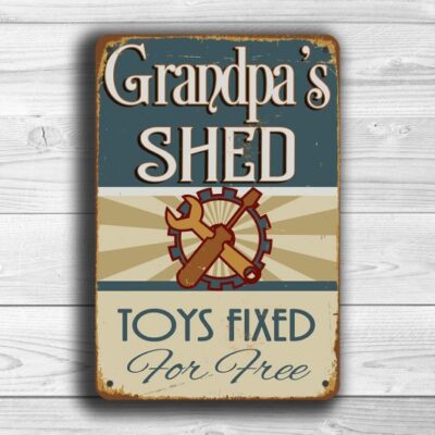 GRANDPAS SHED SIGN