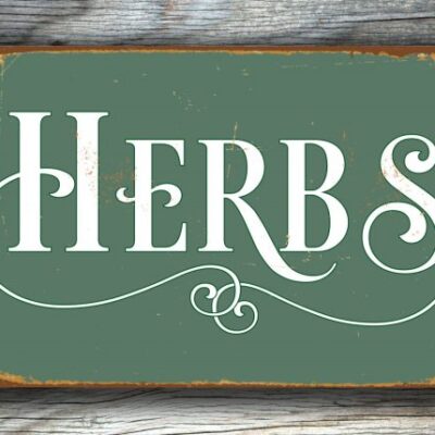 HERBS KITCHEN SIGN