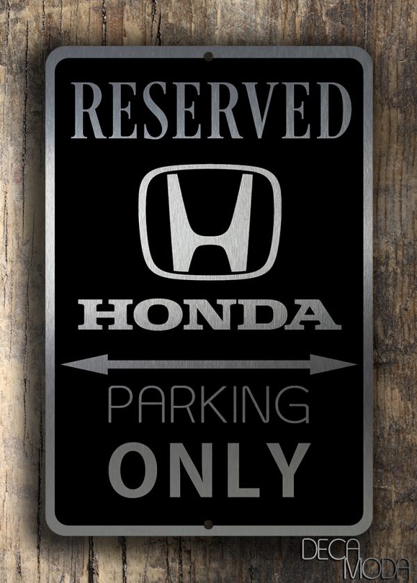 Honda Parking sign