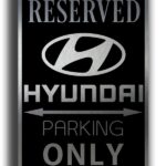 Hyundai Garage Sign