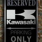 Kawasaki Garage Sign