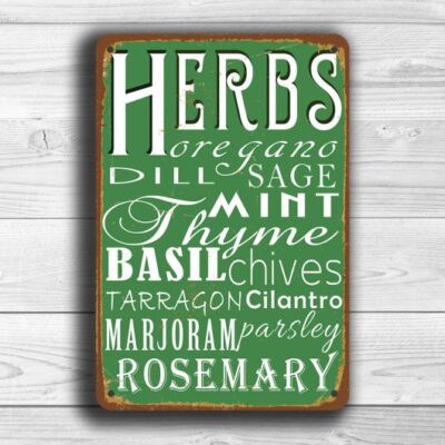 Kitchen Herbs Sign