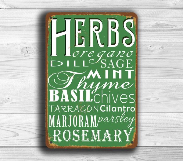 Kitchen Herbs Sign