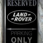 Land Rover Garage Sign