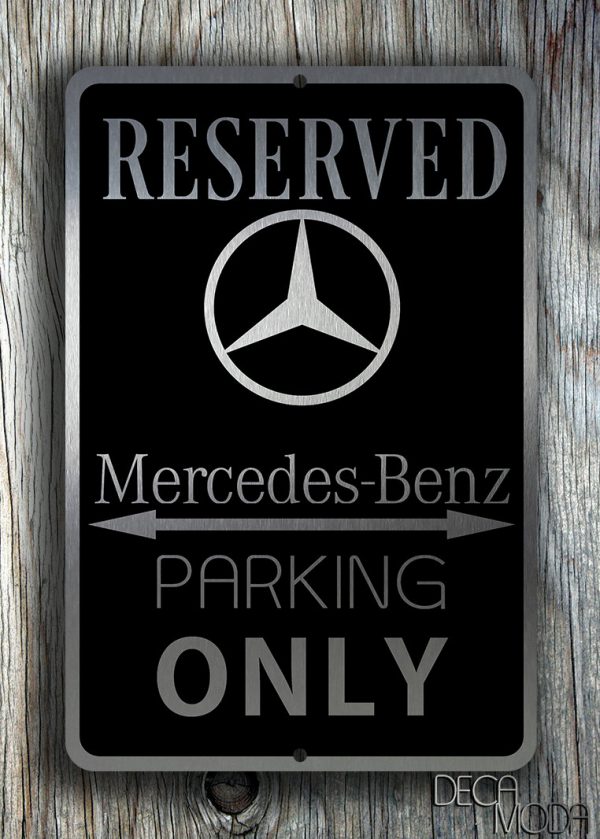 Merc AMG Parking Only Sign 