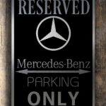 Mercedes Garage Sign