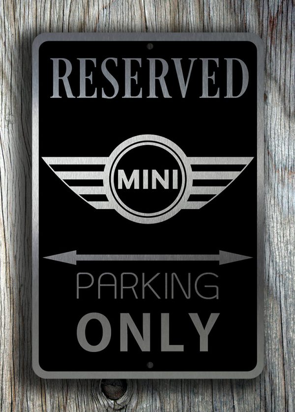 MINI COOPER S Parking SIgn Wall Plaque Make Ideal Gift