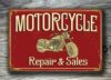MOTORCYCLE SIGN