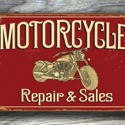 MOTORCYCLE SIGN