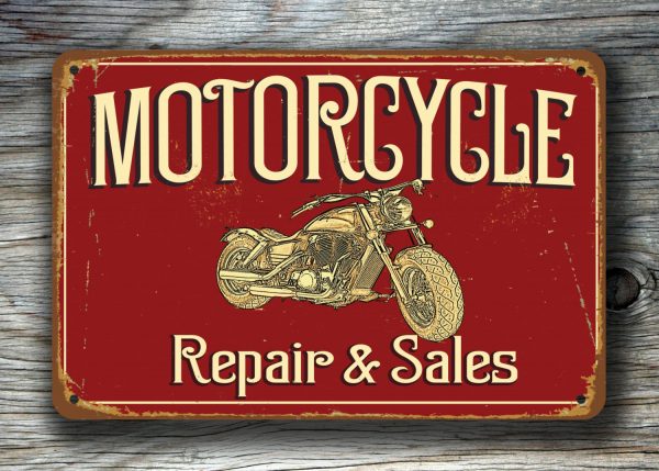 MOTORCYCLE SIGN