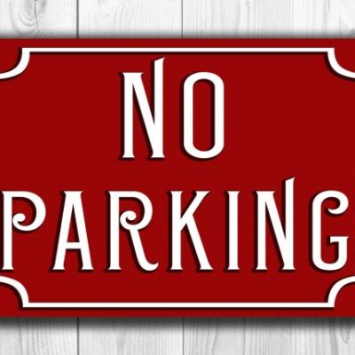 NO PARKING SIGN