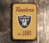 Oakland Raiders Logo Sign