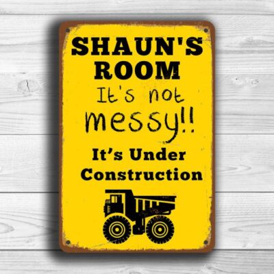 PERSONALIZED BOYS ROOM Sign