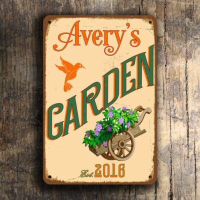 Personalized Garden Sign