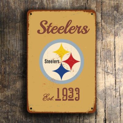 Pittsburgh Steelers Logo Sign