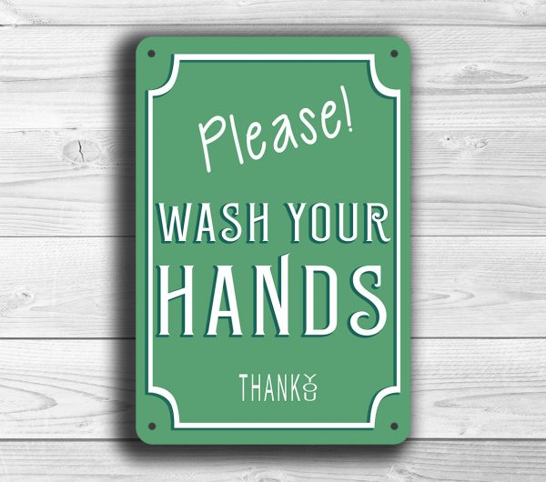Please Wash your hands Sign