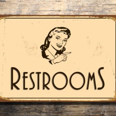 RESTROOM SIGN