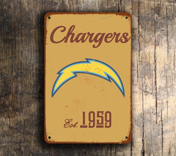 San Diego Chargers Logo Sign