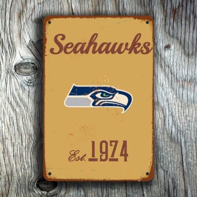 Seattle Seahawks Logo Sign