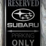 Subaru Garage Sign