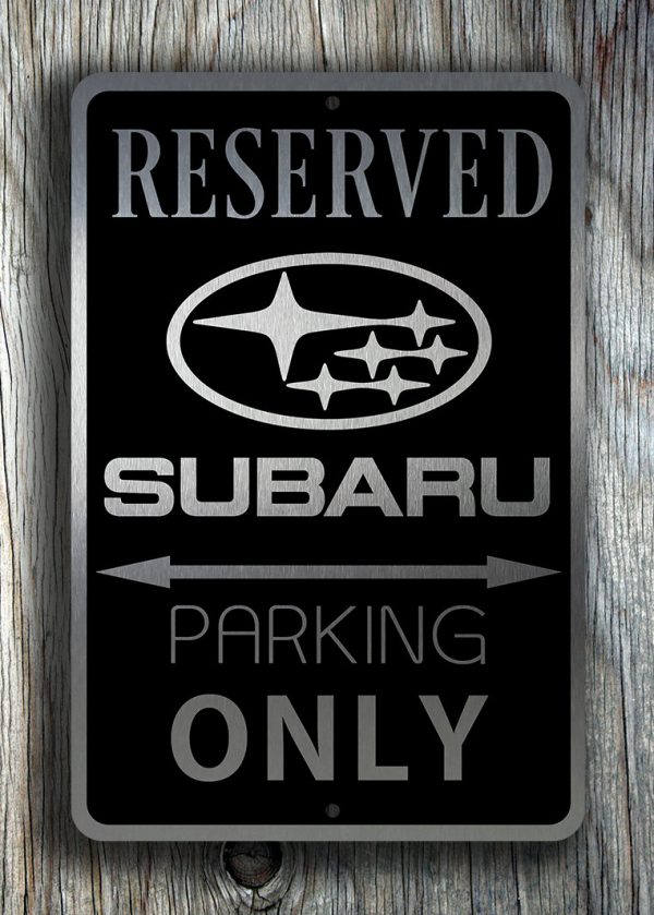 Subaru Garage Sign
