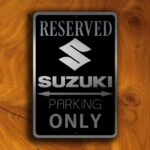 Suzuki Parking Only Sign