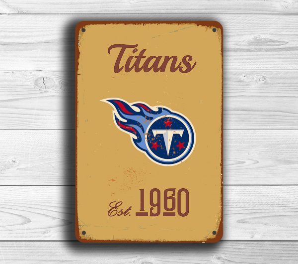 TENNESSEE TITANS Sign TENNESSEE TITANS Sign