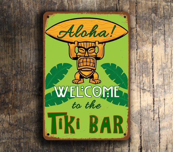 TIKI BAR SIGN | Classic Metal Signs