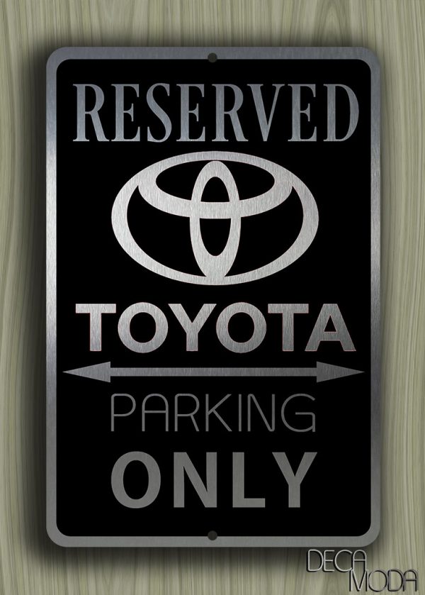 Toyota C-HR Parking Only Aluminiumschild 
