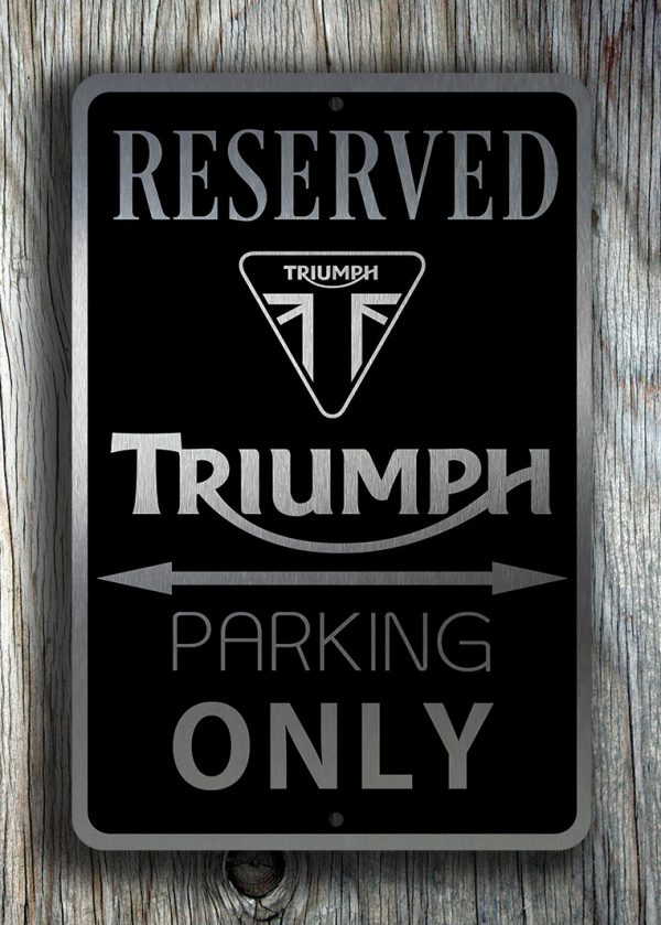 Triumph Garage Sign
