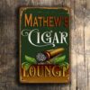 Personalized Cigar Lounge