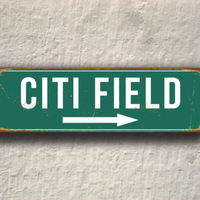 Vintage style Citi Field Sign