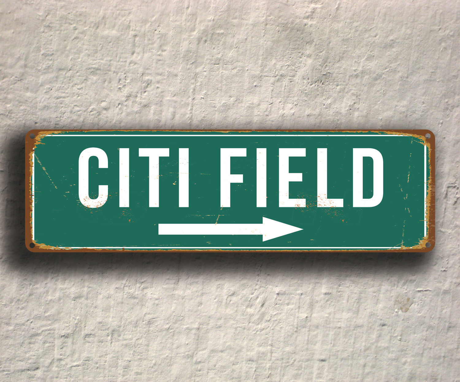 Vintage style Citi Field Sign