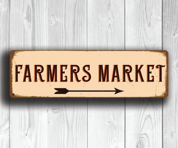 Vintage style Farmers Market Sign