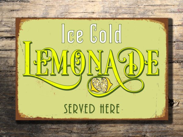 Vintage style Lemonade Sign