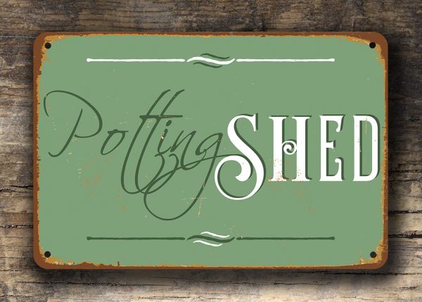 POTTING SHED SIGN