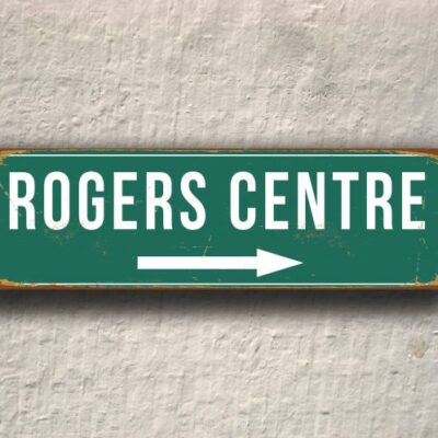 Vintage style Rogers Centre Stadium Sign