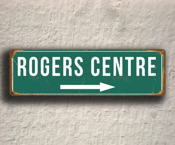 Vintage style Rogers Centre Stadium Sign