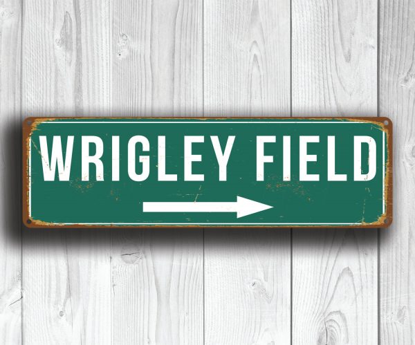 Vintage style Wirgley Field Sign