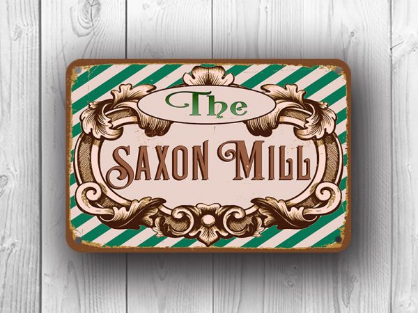 Custom holiday home sign