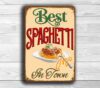 vintage style spaghetti sign