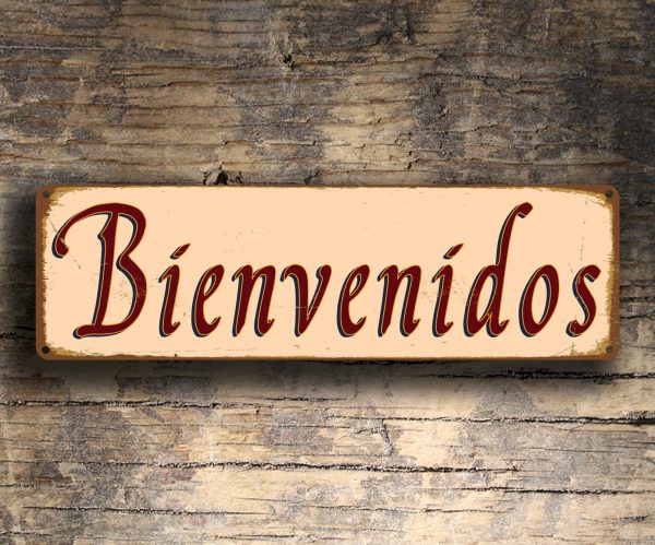 Bienvenidos Spanish Welcome Bienvenidos Sign Kitchen Decor -  Norway