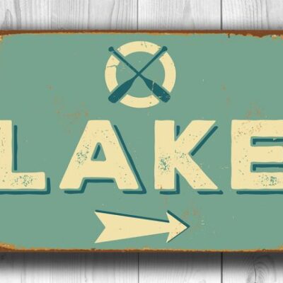 CUSTOM LAKE SIGN