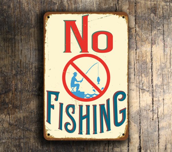 NO FISHING SIGN