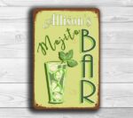CUSTOM MOJITO BAR Sign